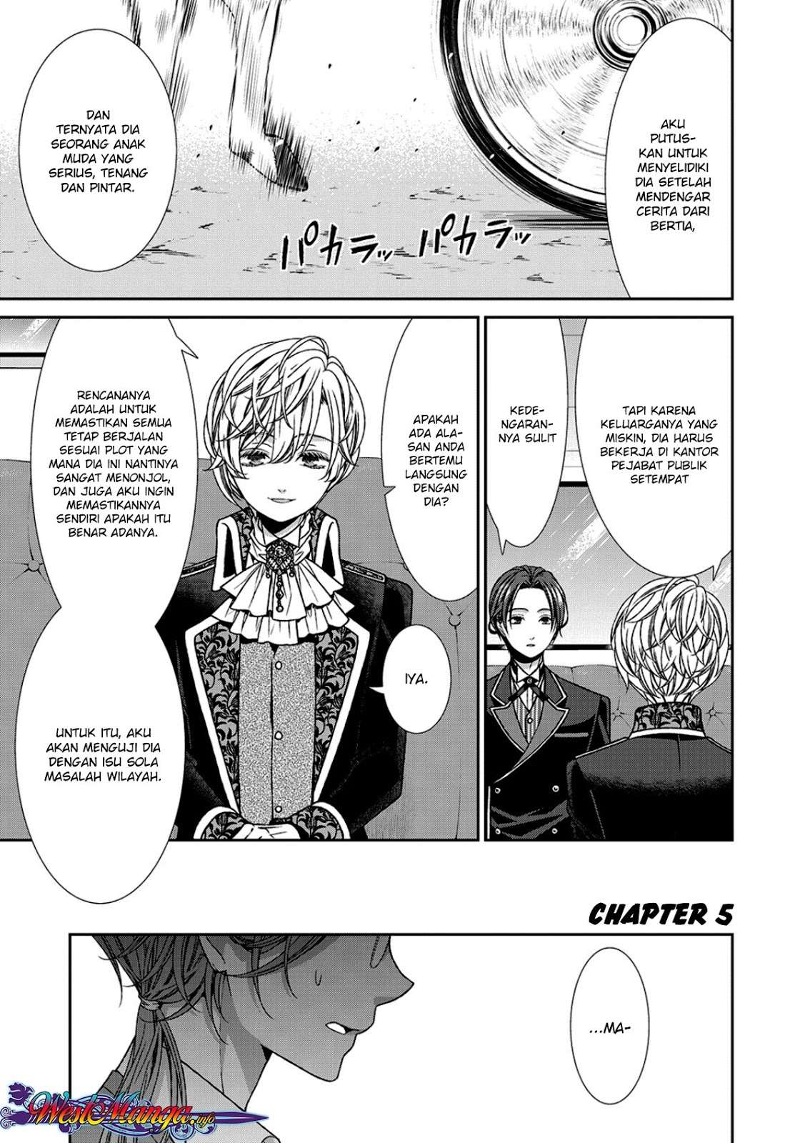 Baca Manga Jishou Akuyaku Reijou na Konyakusha no Kansatsu Kiroku Chapter 05 Gambar 2