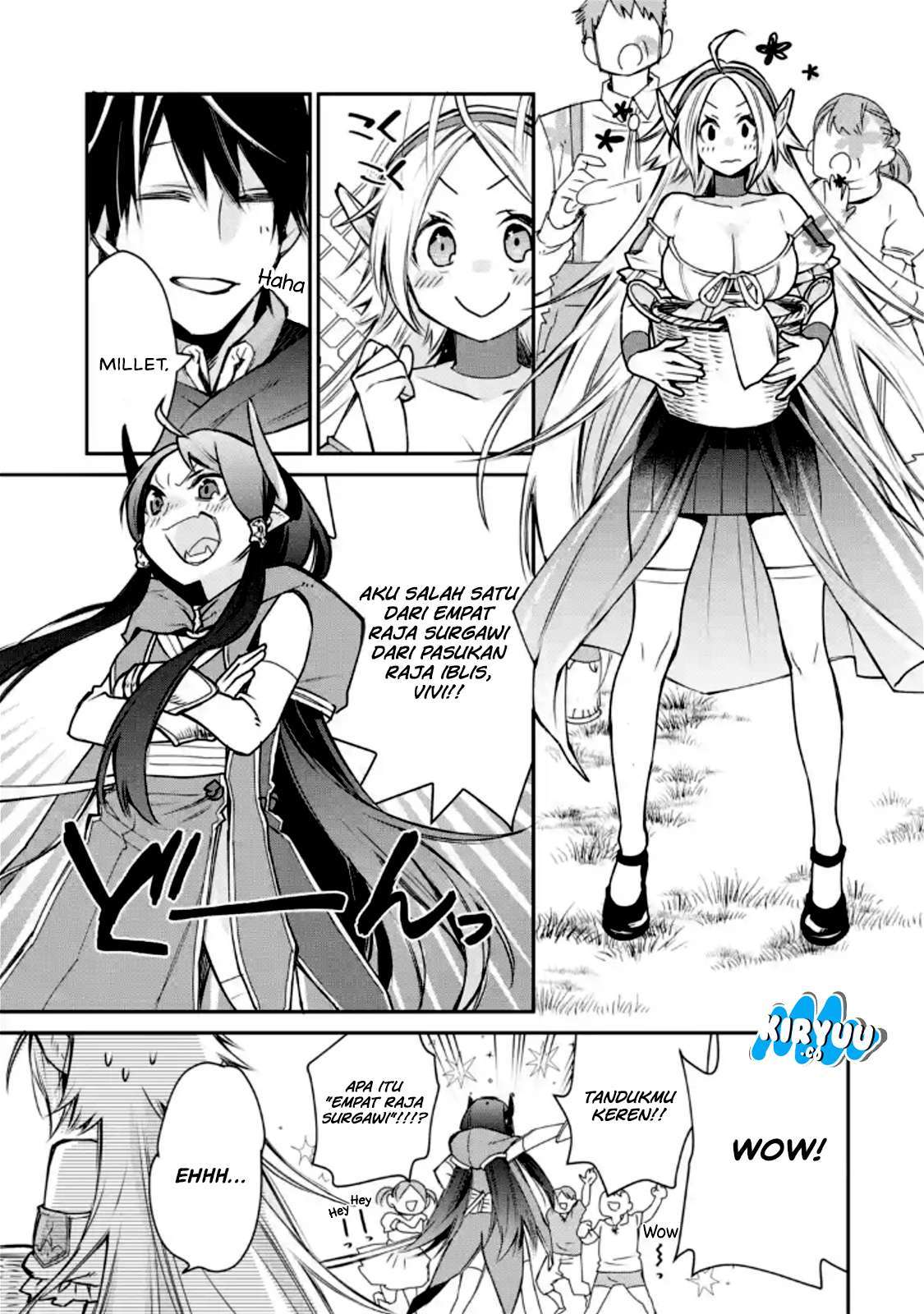 Saikyou no Madoshi. Hisa ni Ya wo Ukete Shimatta no de Inaka no Eihei ni Naru Chapter 4 Gambar 28