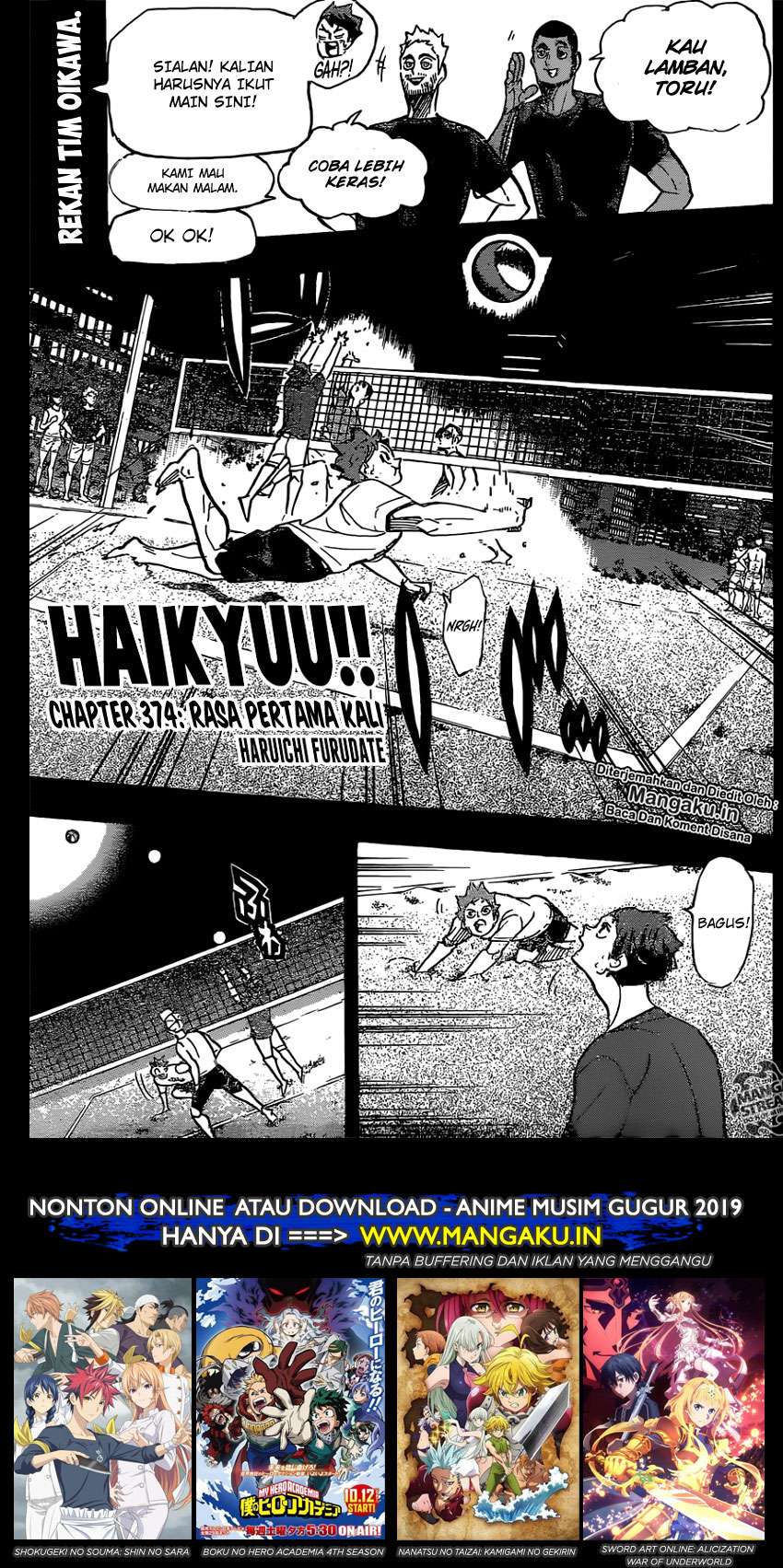 Baca Manga Haikyuu!! Chapter 374 Gambar 2