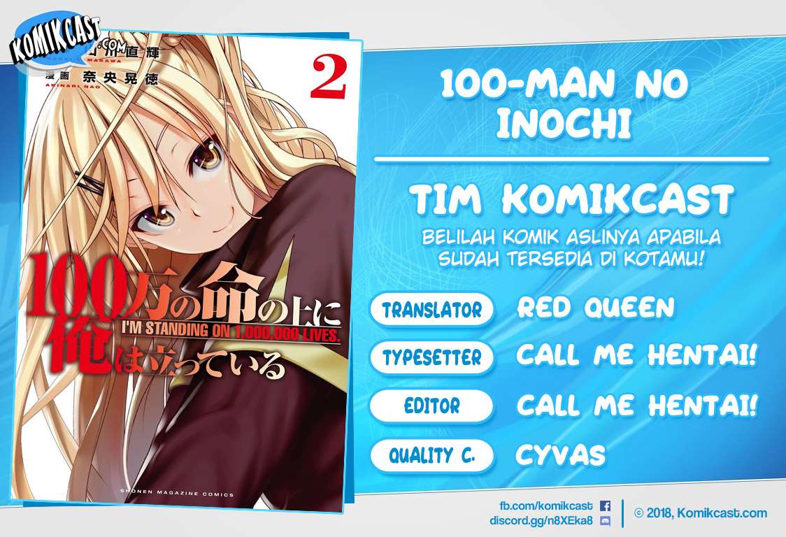 Baca Komik 100-man no Inochi no Ue ni Ore wa Tatteiru Chapter 9 Gambar 1