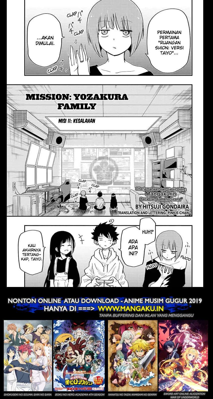 Baca Manga Mission: Yozakura Family Chapter 11 Gambar 2