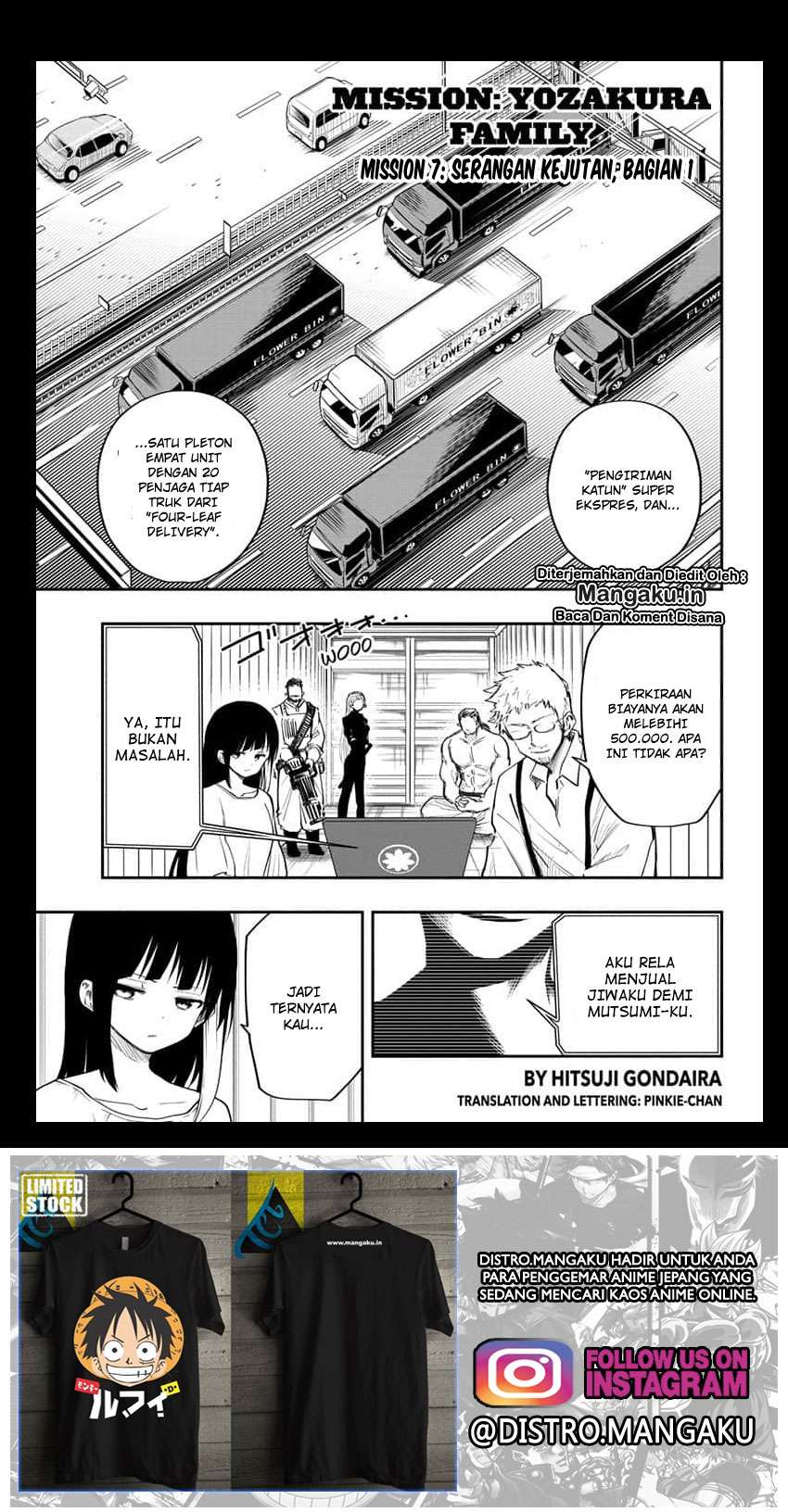 Baca Manga Mission: Yozakura Family Chapter 07 Gambar 2