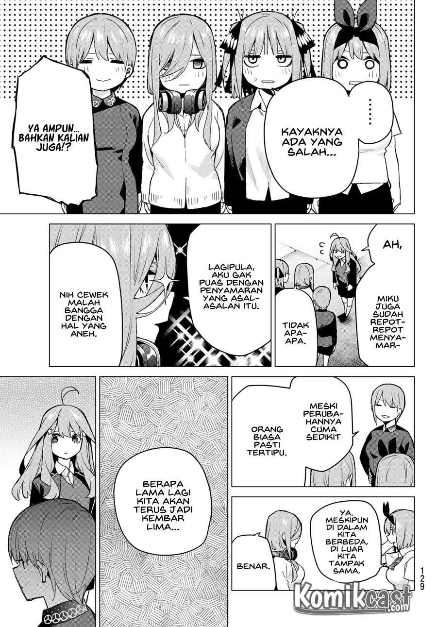 Go-toubun no Hanayome Chapter 112 Gambar 5