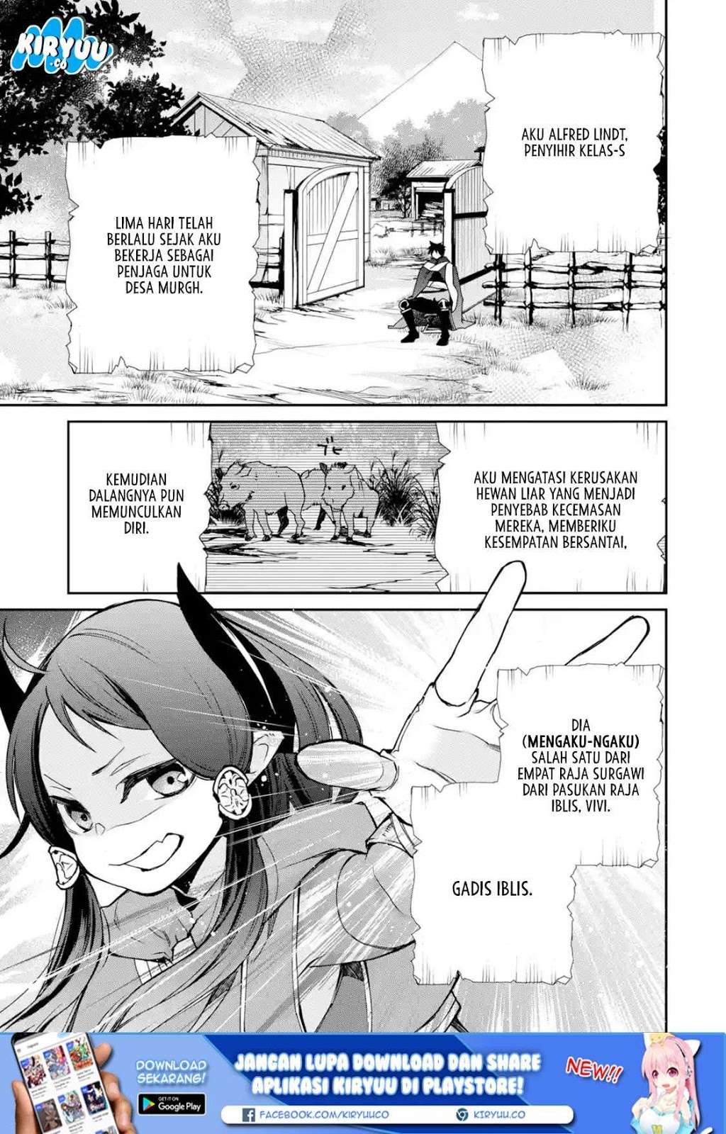 Baca Manga Saikyou no Madoshi. Hisa ni Ya wo Ukete Shimatta no de Inaka no Eihei ni Naru Chapter 06 Gambar 2