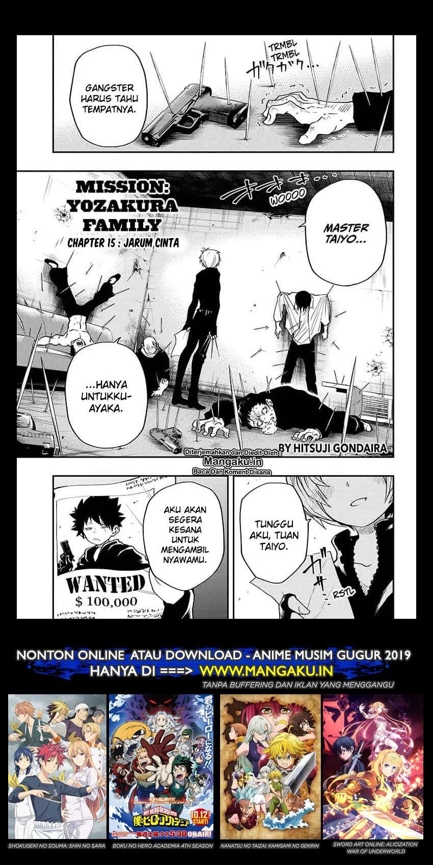 Baca Manga Mission: Yozakura Family Chapter 15 Gambar 2