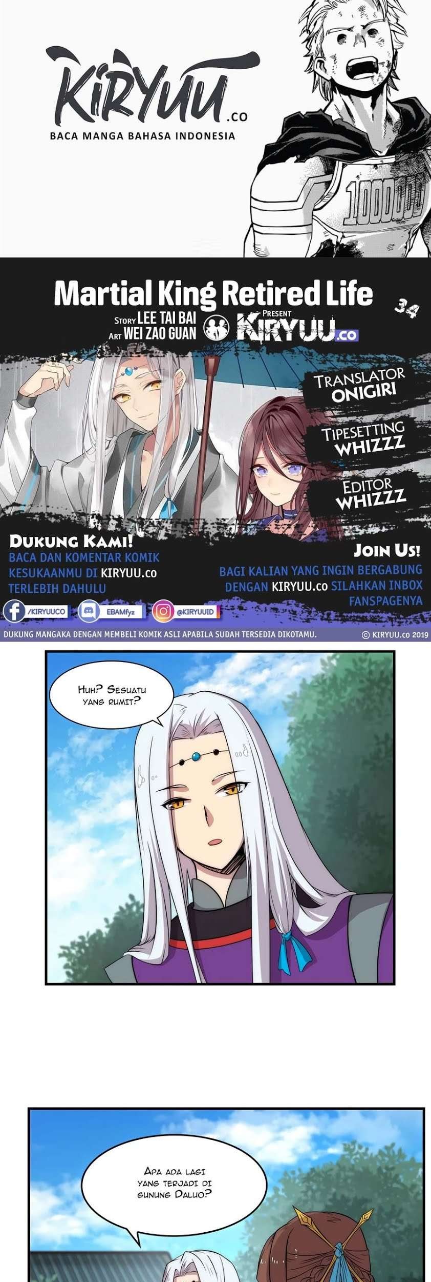 Komik Martial King’s Retired Life Chapter 34 gambar nomor 1