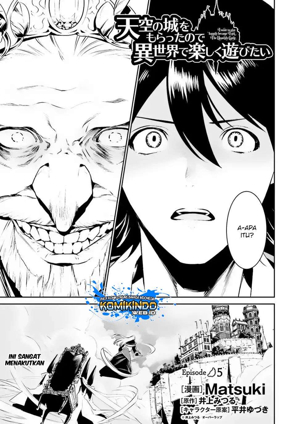 Baca Manga Tenkuu no Shiro o Moratta no de Isekai de Tanoshiku Asobitai Chapter 05 Gambar 2