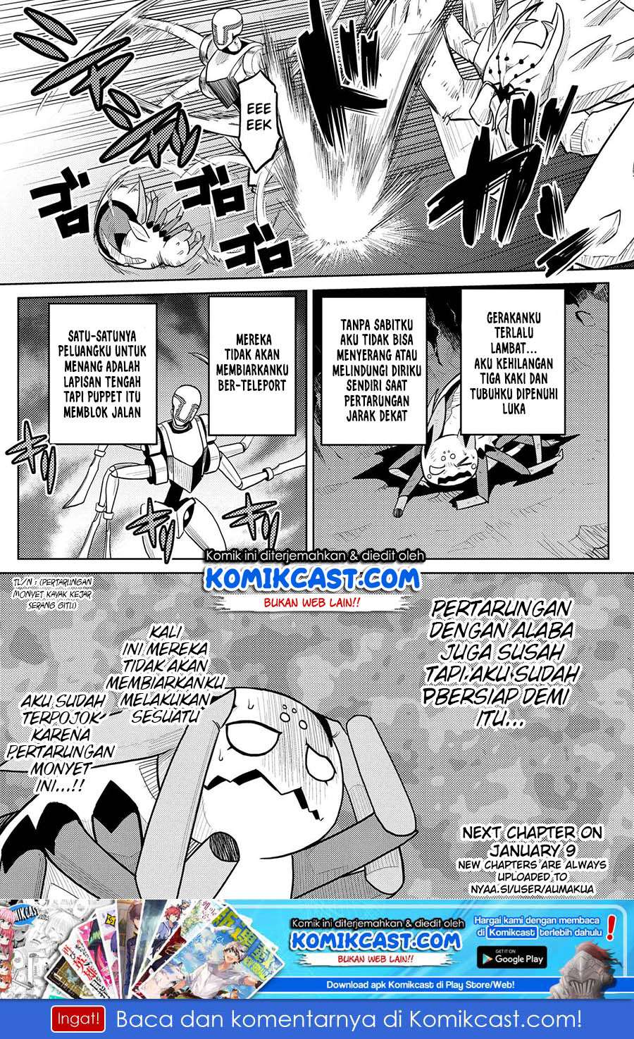 Kumo desu ga, Nani ka? Chapter 40.2 Gambar 13