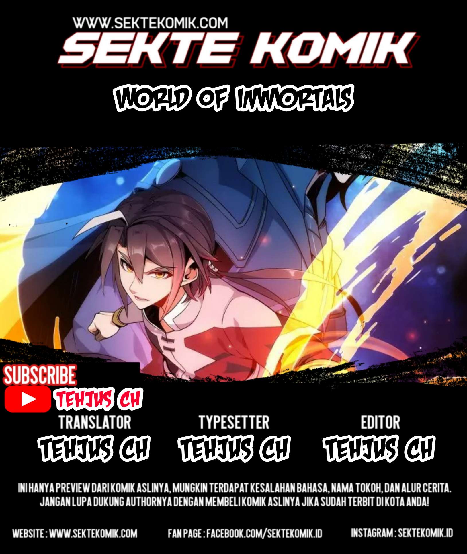 Baca Komik World Of Immortals Chapter 01 Gambar 1