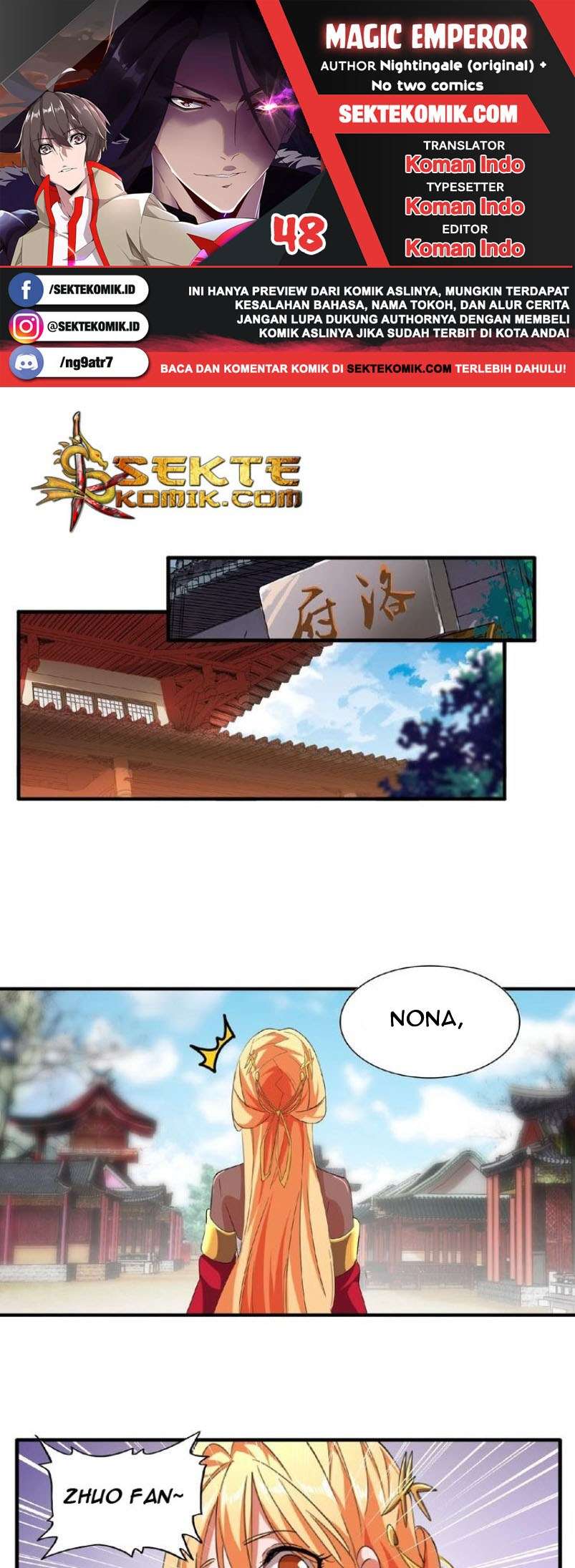 Baca Komik Magic Emperor Chapter 48 Gambar 1