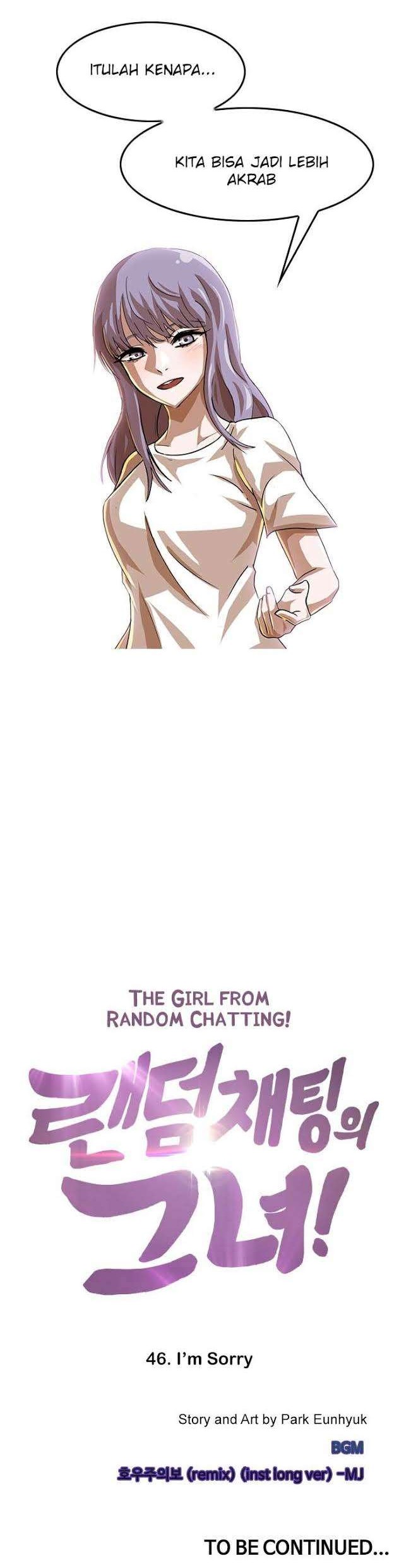 The Girl from Random Chatting! Chapter 46 Gambar 57