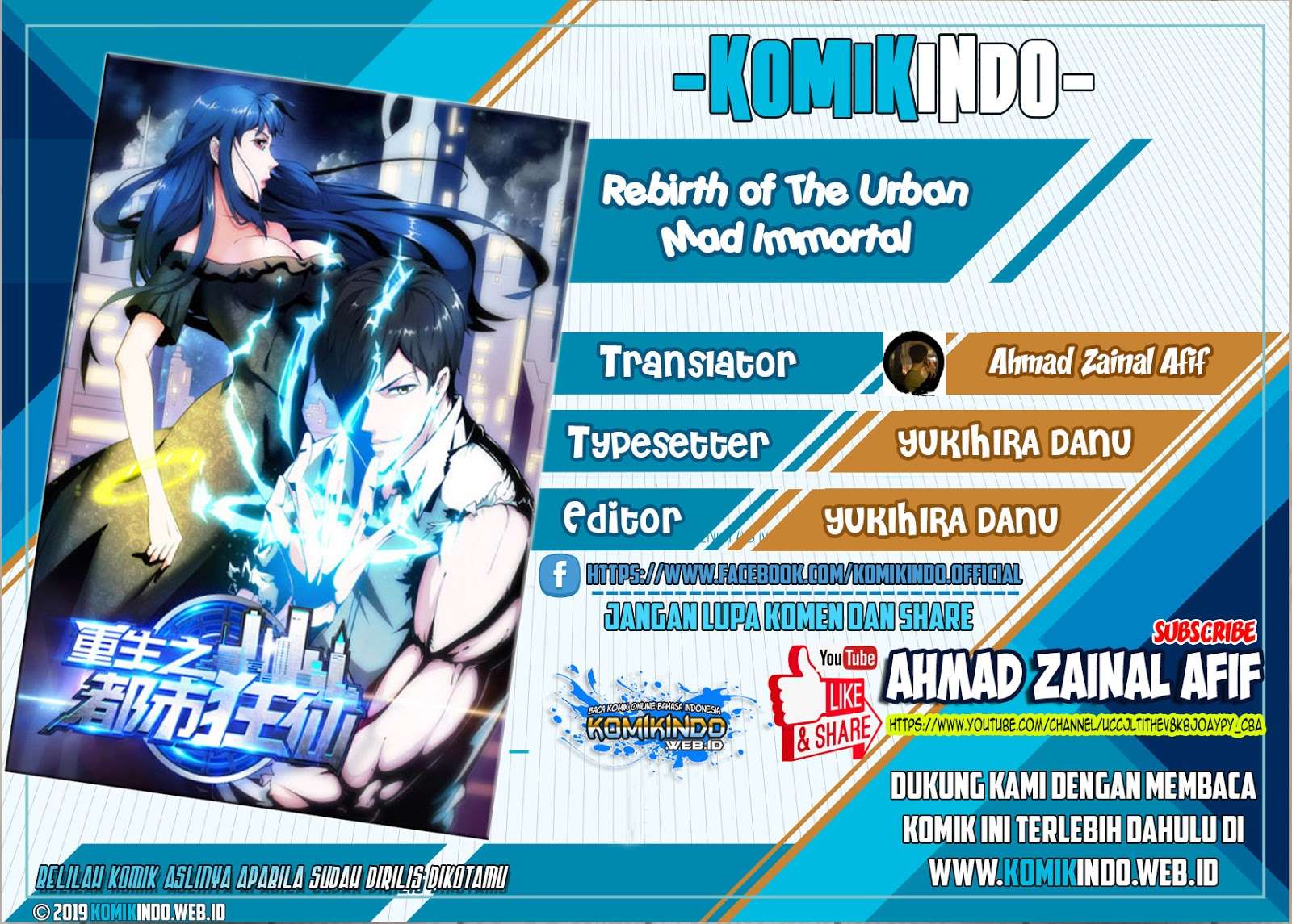 Baca Komik Rebirth Of The Urban Mad Immortal Chapter 51 Gambar 1