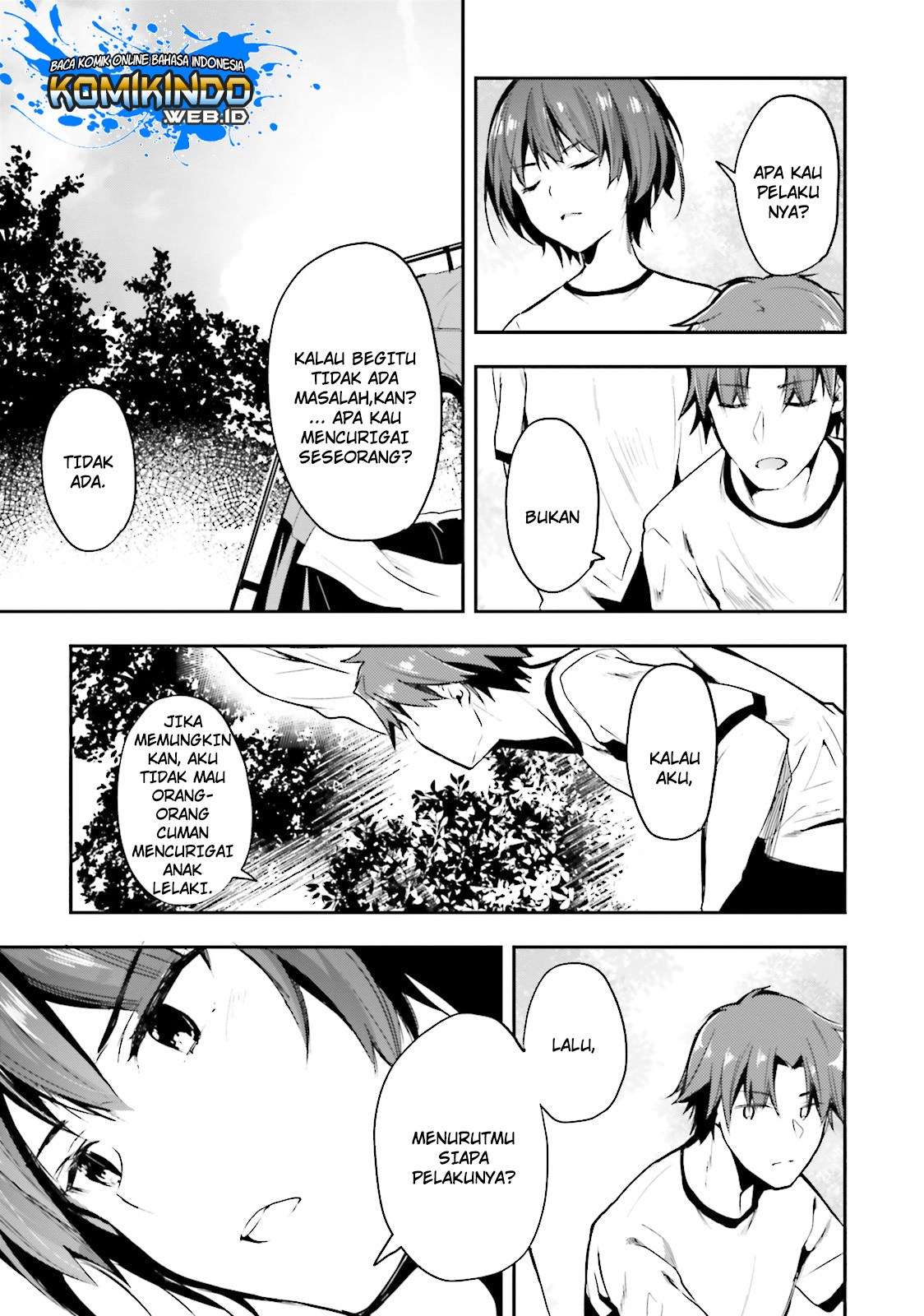 Youkoso Jitsuryoku Shijou Shugi no Kyoushitsu e Chapter 21 Gambar 27