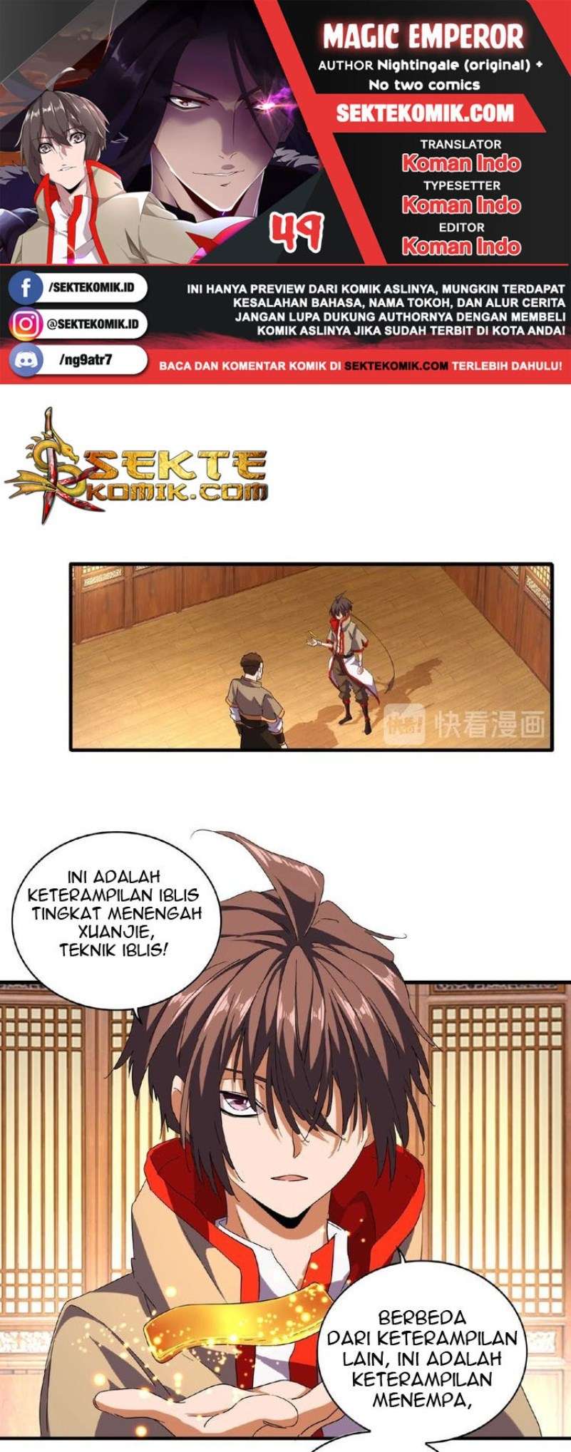 Baca Komik Magic Emperor Chapter 49 Gambar 1