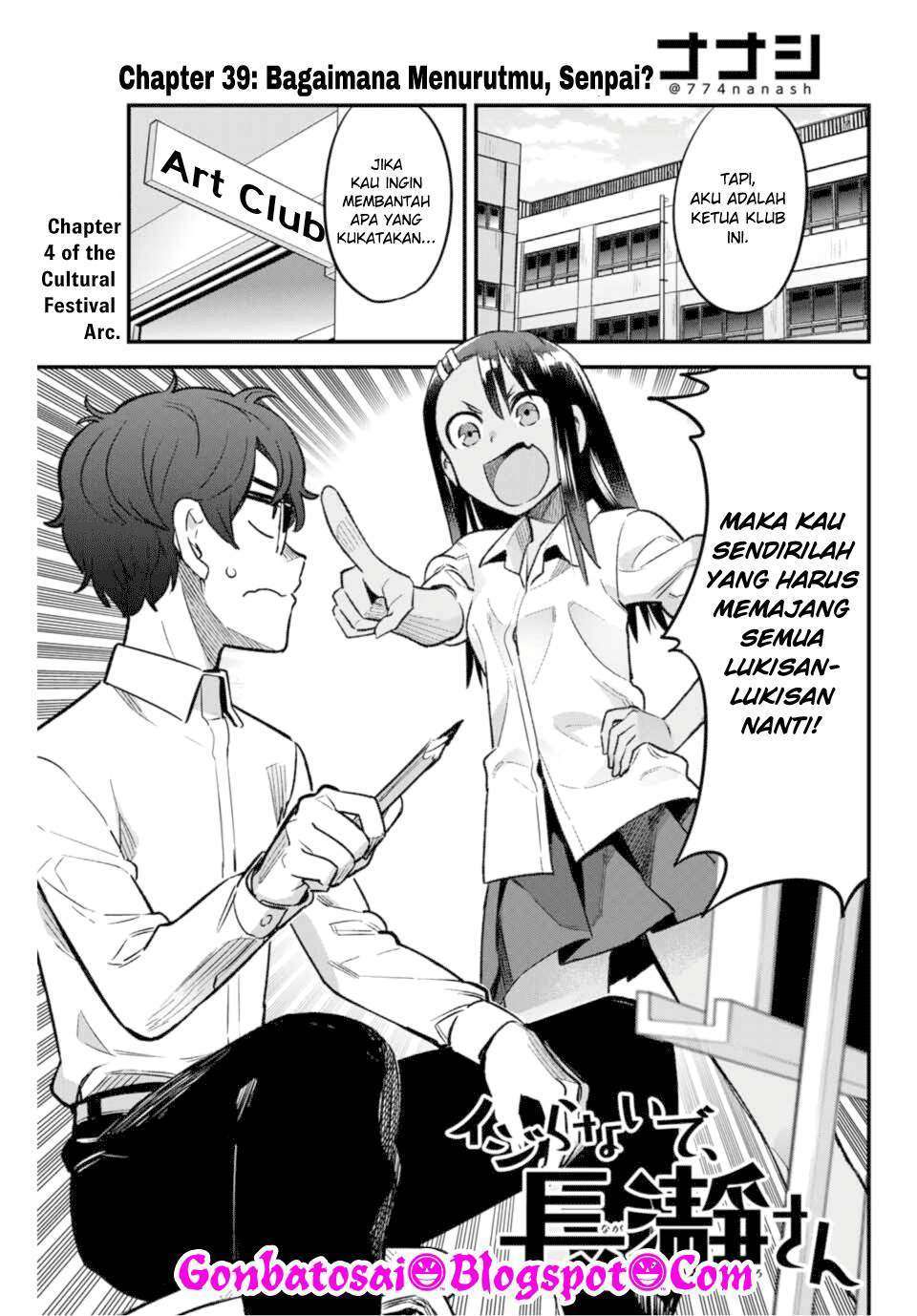 Baca Manga Ijiranaide, Nagatoro-san Chapter 39 Gambar 2