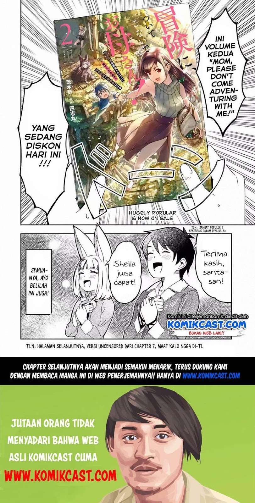 Mom, Please Don’t Come Adventuring With Me! Chapter 8.5 Gambar 11