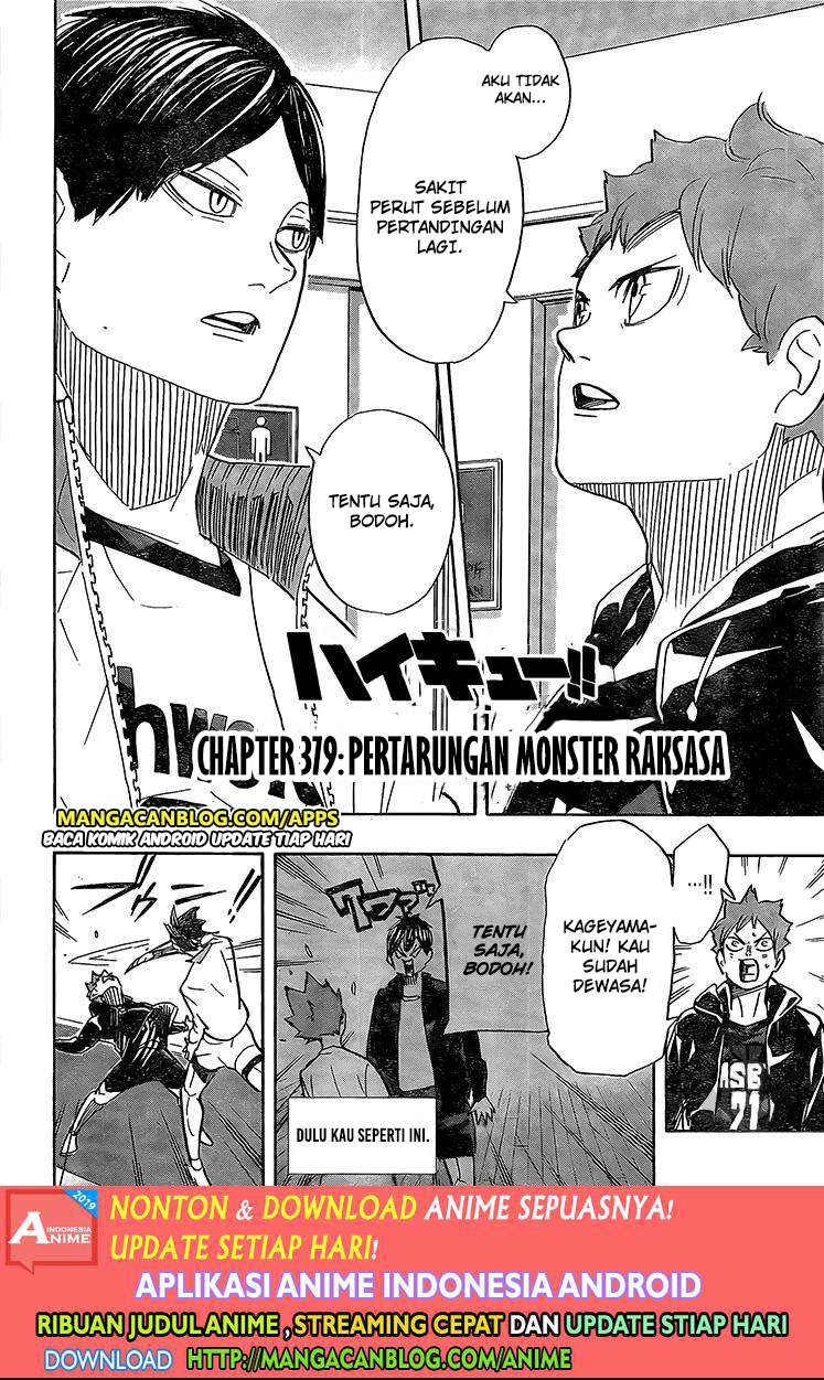 Baca Manga Haikyuu!! Chapter 379 Gambar 2