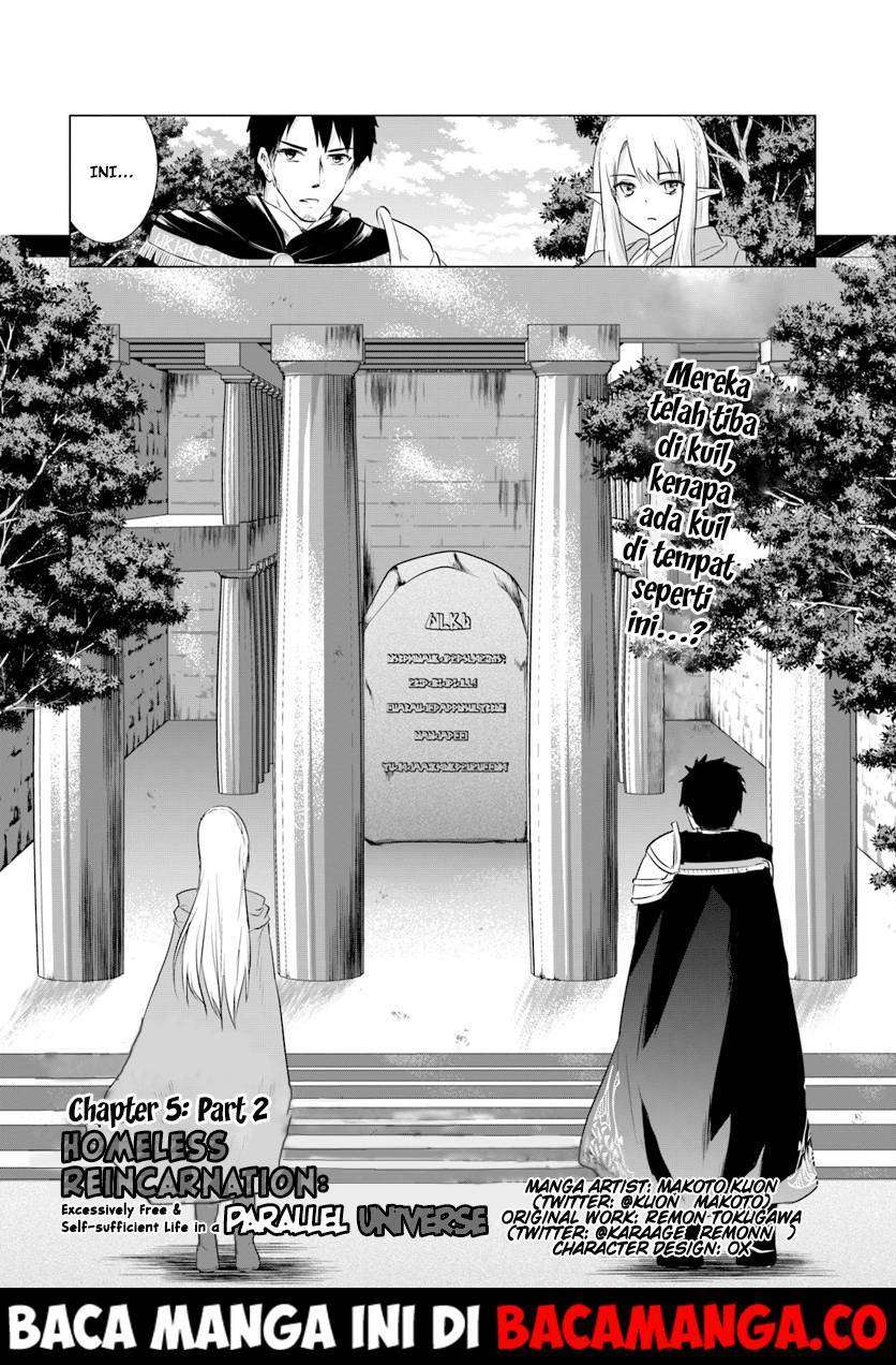 Baca Komik Homeless Tensei: Isekai De Jiyuu Sugiru Majutsu Jisoku Seikatsu Chapter 5.2 Gambar 1