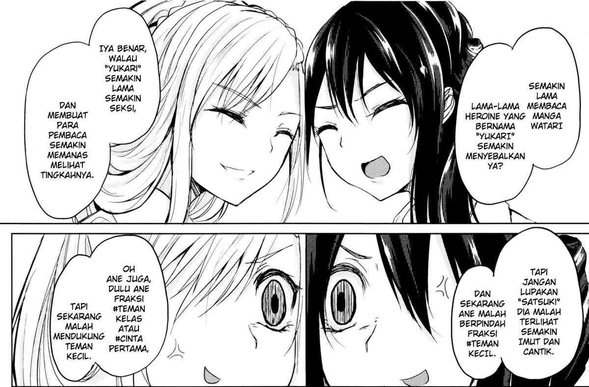 Watari-kun no xx ga Houkai Sunzen Chapter 40 Gambar 28