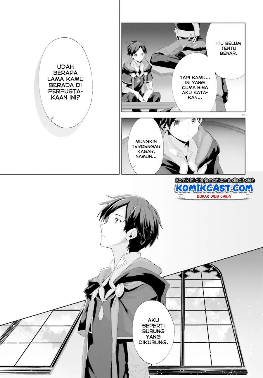 Kagami no Mukou no Saihate Toshokan: Kou no Yuusha to Itsuwari no Maou Chapter 05 Gambar 24