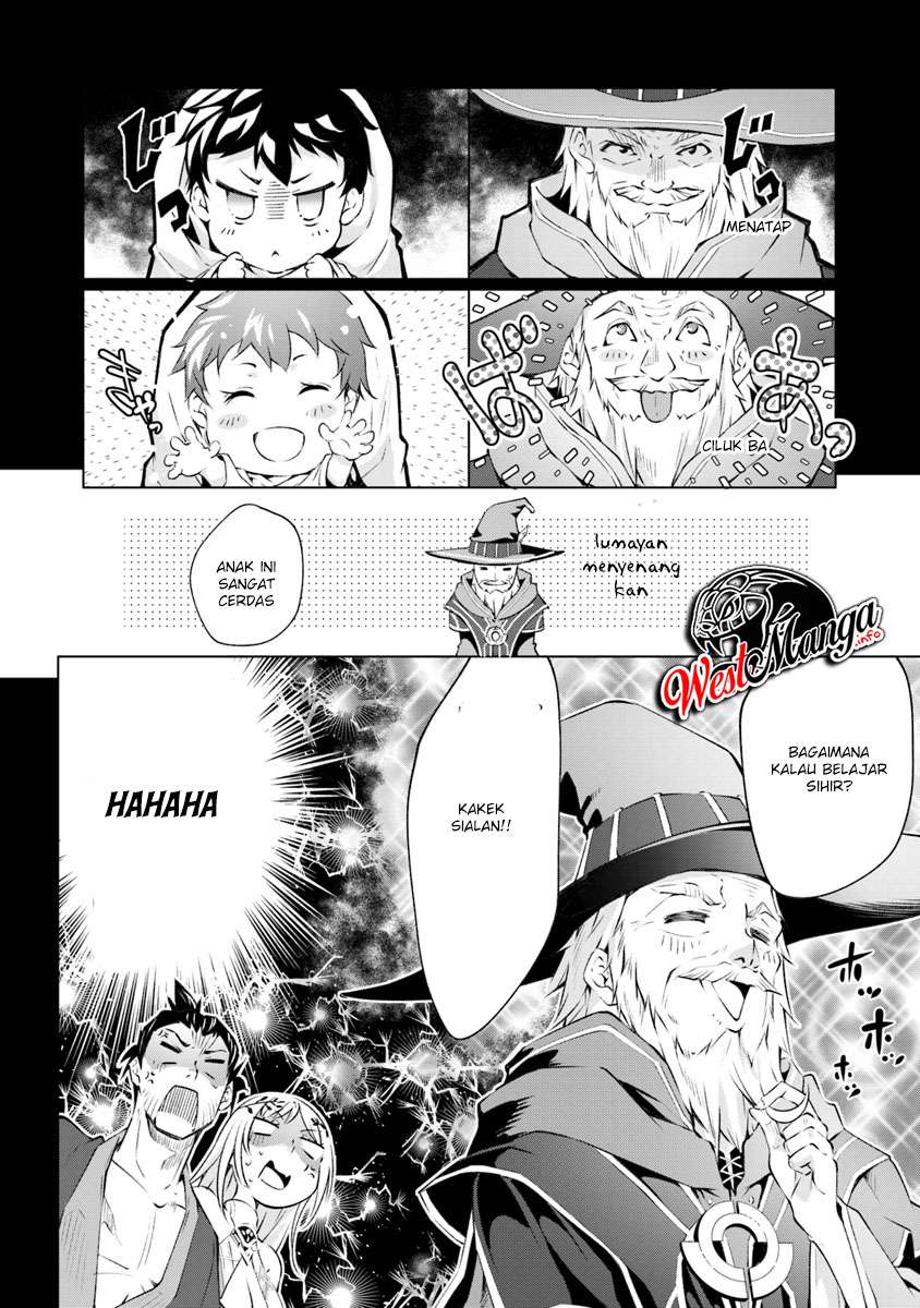 Kamigami ni Sodaterare Shimo no, Saikyou to Naru Chapter 01.2 Gambar 14