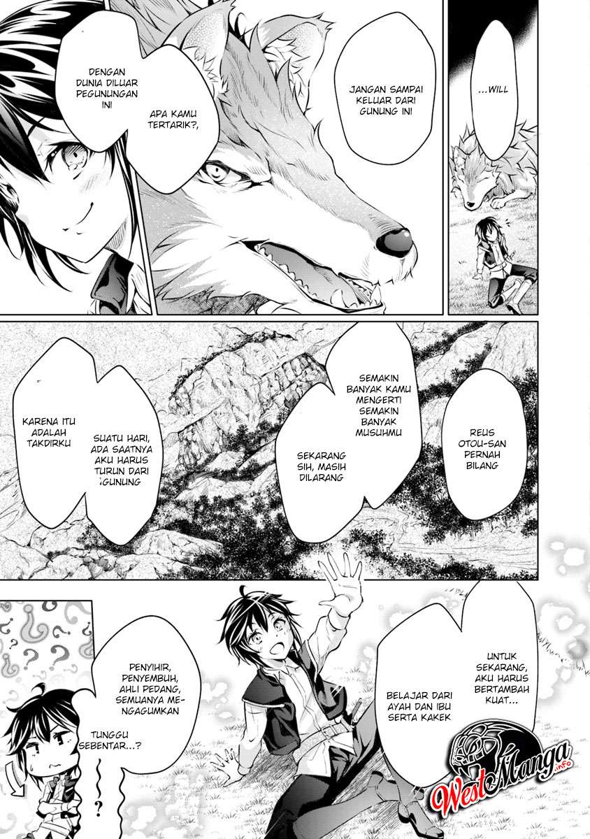 Kamigami ni Sodaterare Shimo no, Saikyou to Naru Chapter 01.2 Gambar 22