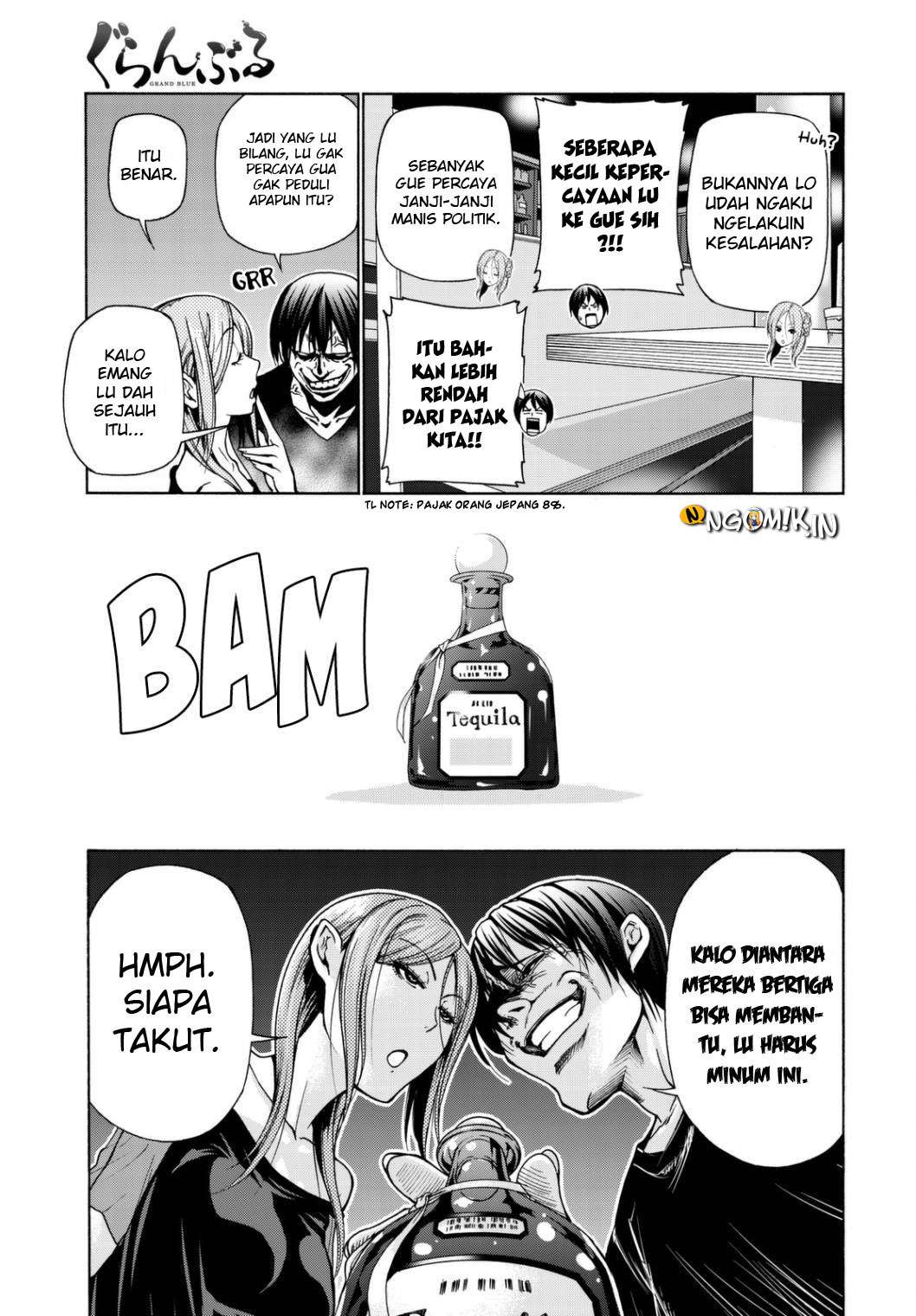 Grand Blue Chapter 37 Gambar 18