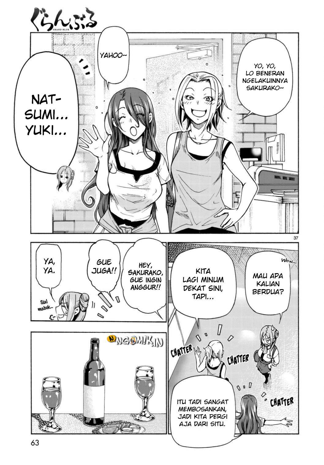 Grand Blue Chapter 37 Gambar 38