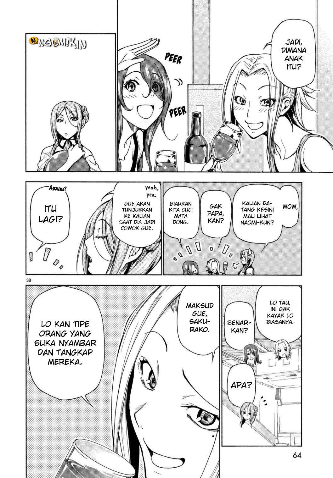 Grand Blue Chapter 37 Gambar 39