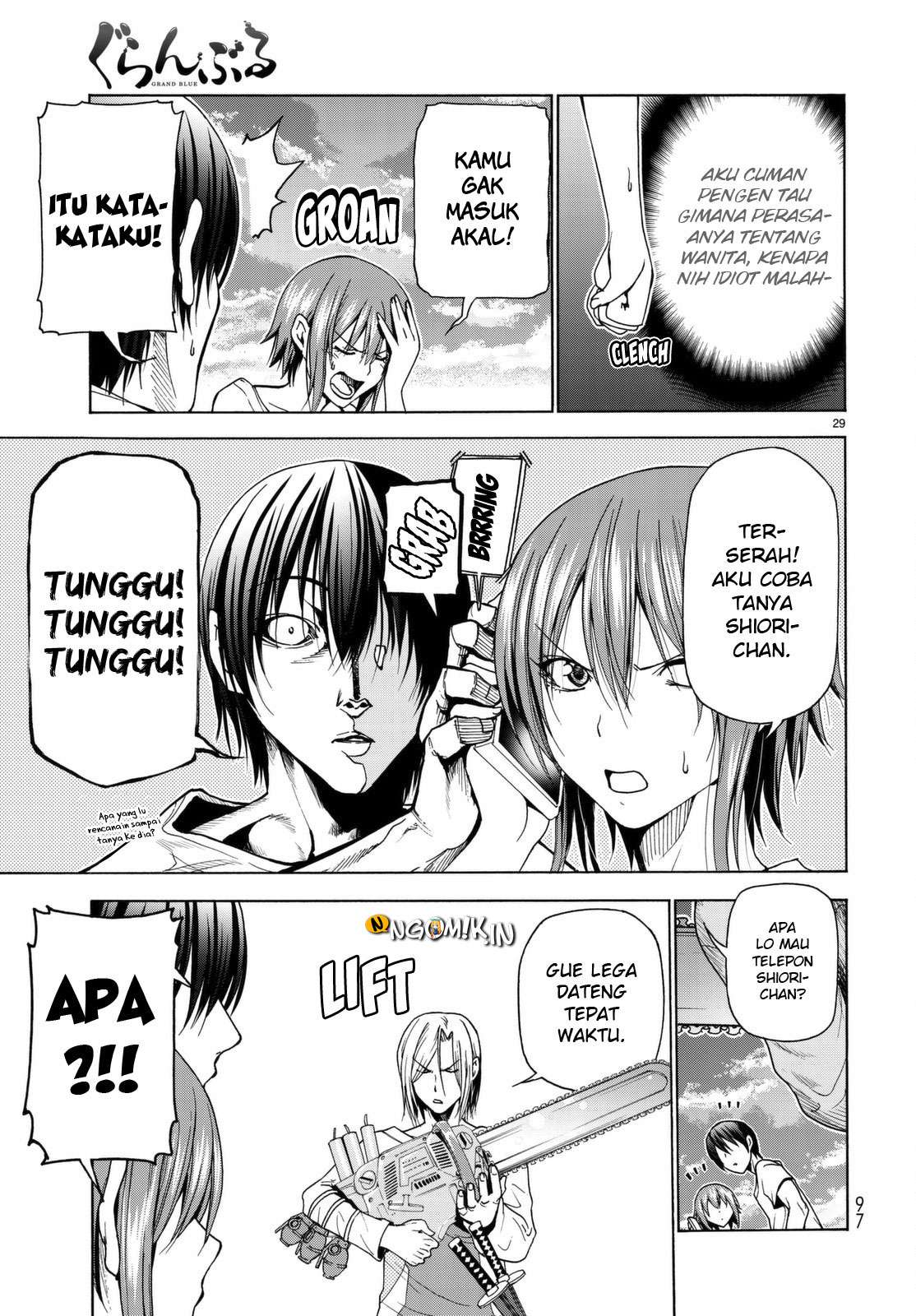 Grand Blue Chapter 36 Gambar 34