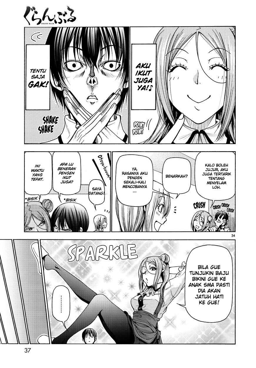 Grand Blue Chapter 34 Gambar 36