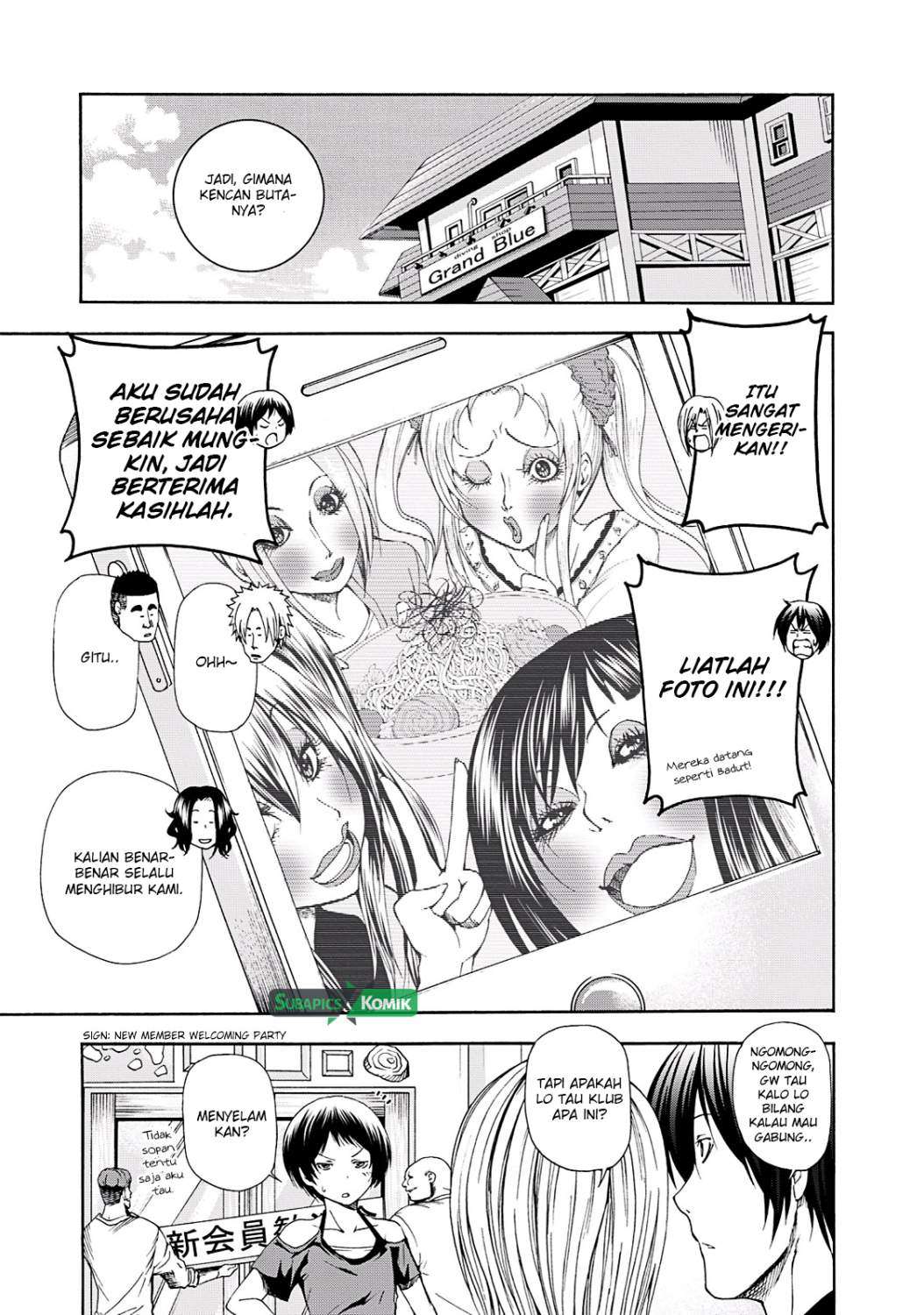Grand Blue Chapter 11 Gambar 3