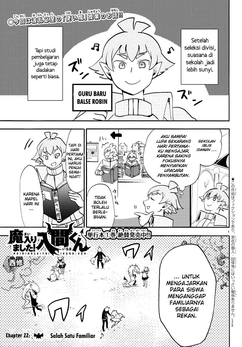 Baca Manga Mairimashita! Iruma-kun Chapter 22 Gambar 2