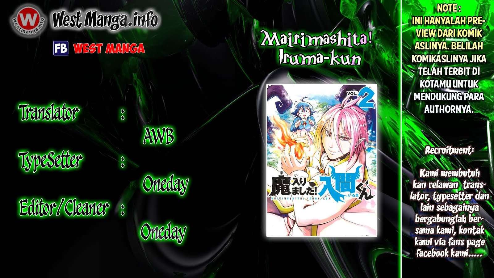 Baca Manga Mairimashita! Iruma-kun Chapter 17 Gambar 2