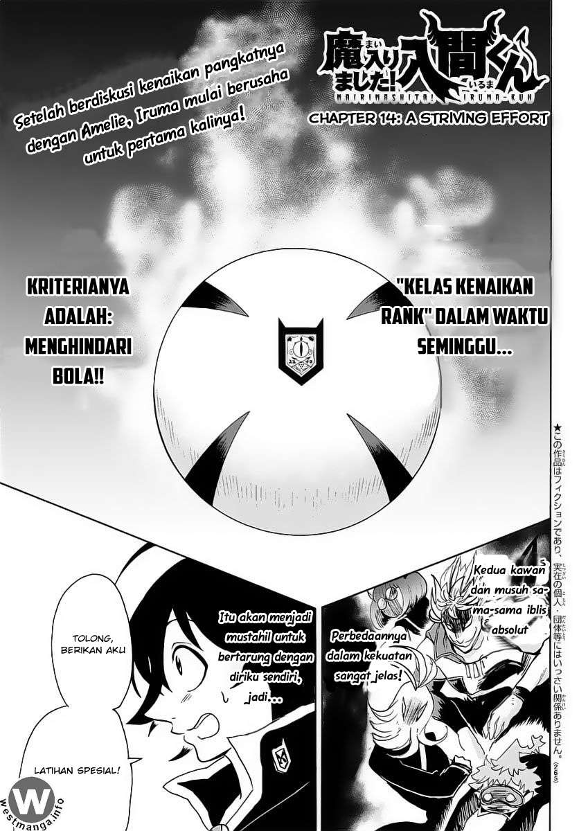 Baca Manga Mairimashita! Iruma-kun Chapter 14 Gambar 2