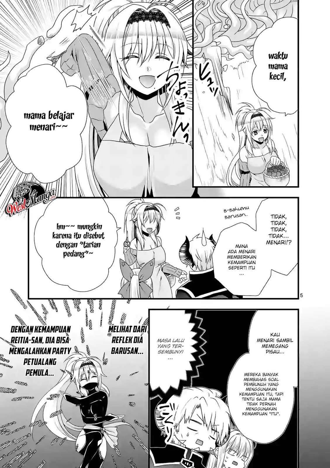 Maou desu Onna Yuusha no Hahaoya to Saikon Shita no de Onna Yuusha ga Giri no Musume ni Narimashita Chapter 20 Gambar 7