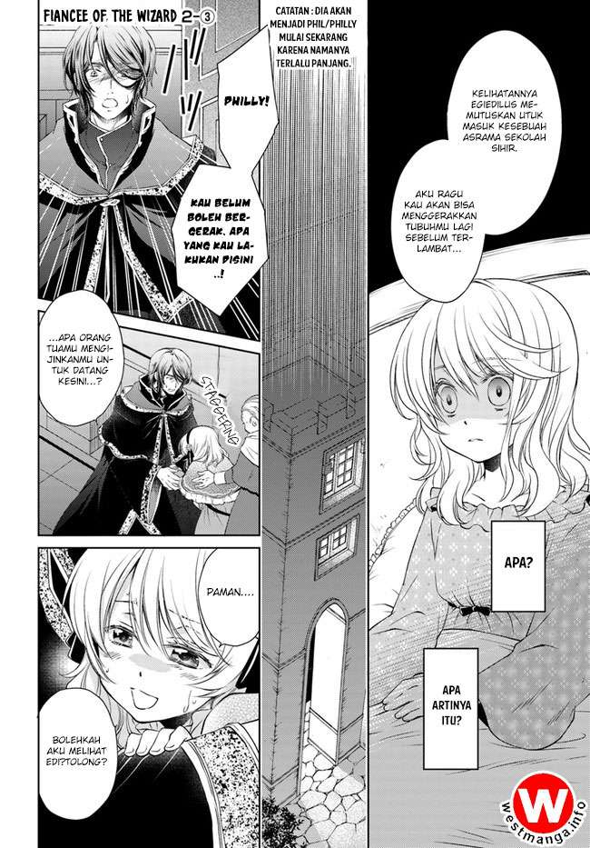Baca Komik Mahoutsukai no Konyakusha Chapter 02.3 Gambar 1