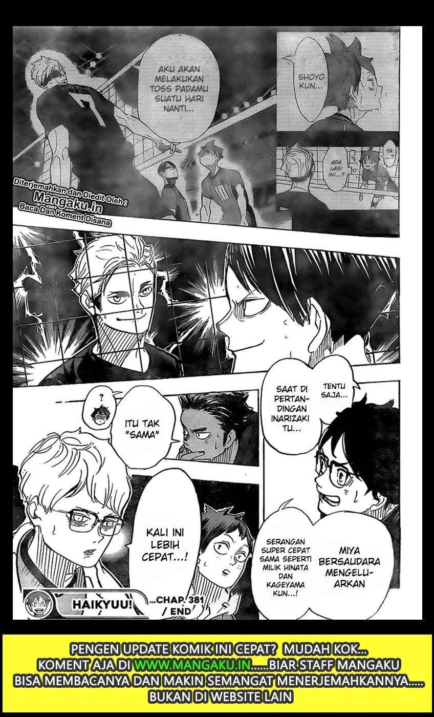Haikyuu!! Chapter 381 Gambar 18