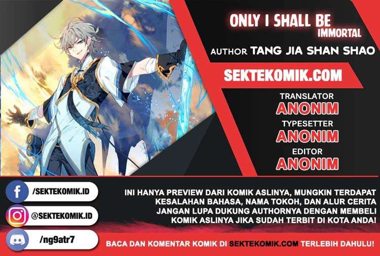 Baca Komik Only I Shall be Immortal Chapter 02 Gambar 1