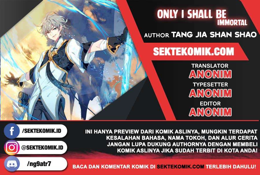 Komik Only I Shall be Immortal Chapter 01 gambar nomor 1