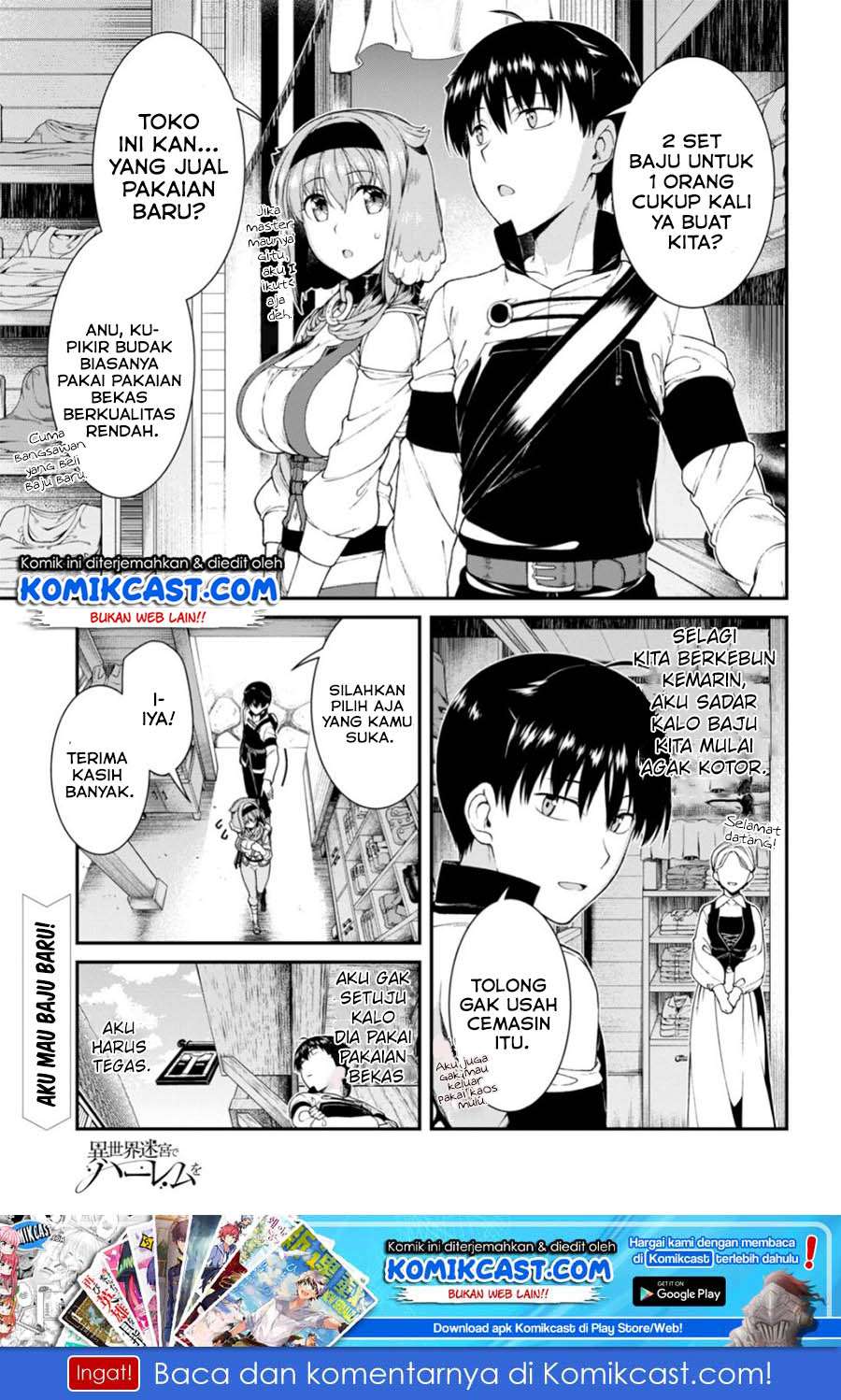 Baca Manga Isekai Meikyuu de Harem wo Chapter 28 Gambar 2