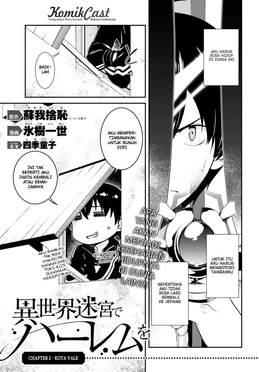 Baca Manga Isekai Meikyuu de Harem wo Chapter 02 Gambar 2