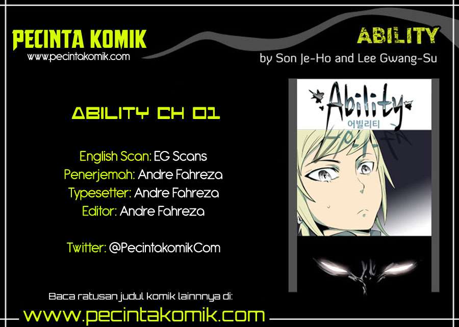 Baca Komik Ability Chapter 1 Gambar 1