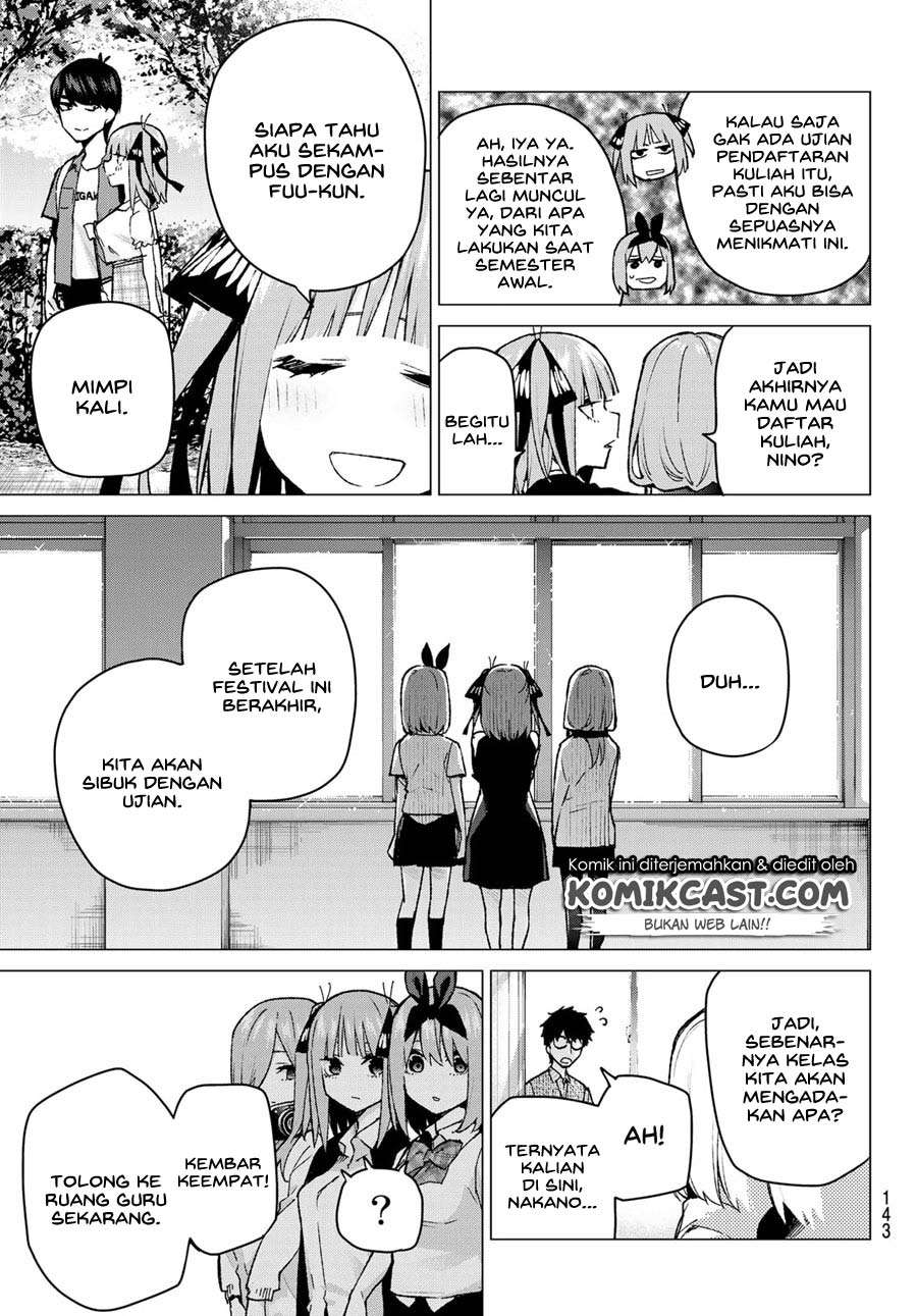 Go-toubun no Hanayome Chapter 96 Gambar 5
