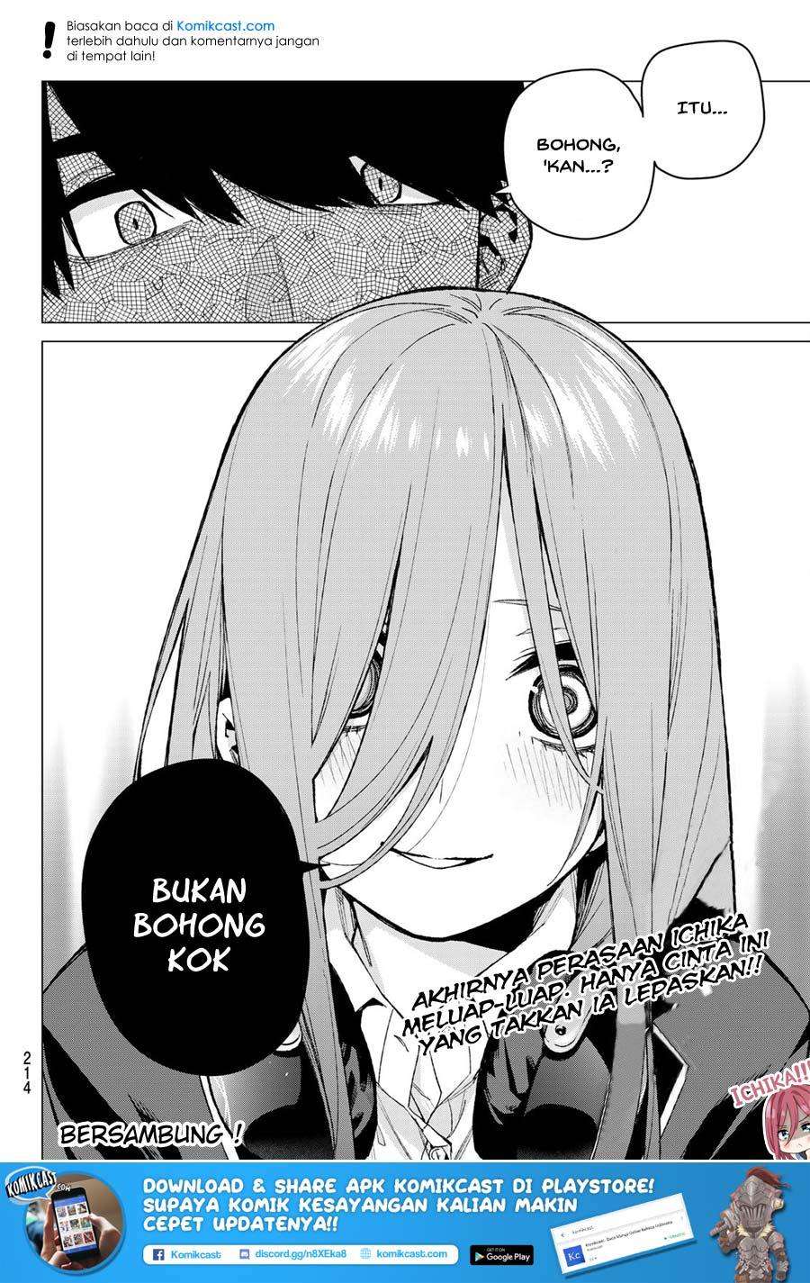 Go-toubun no Hanayome Chapter 74 Gambar 20