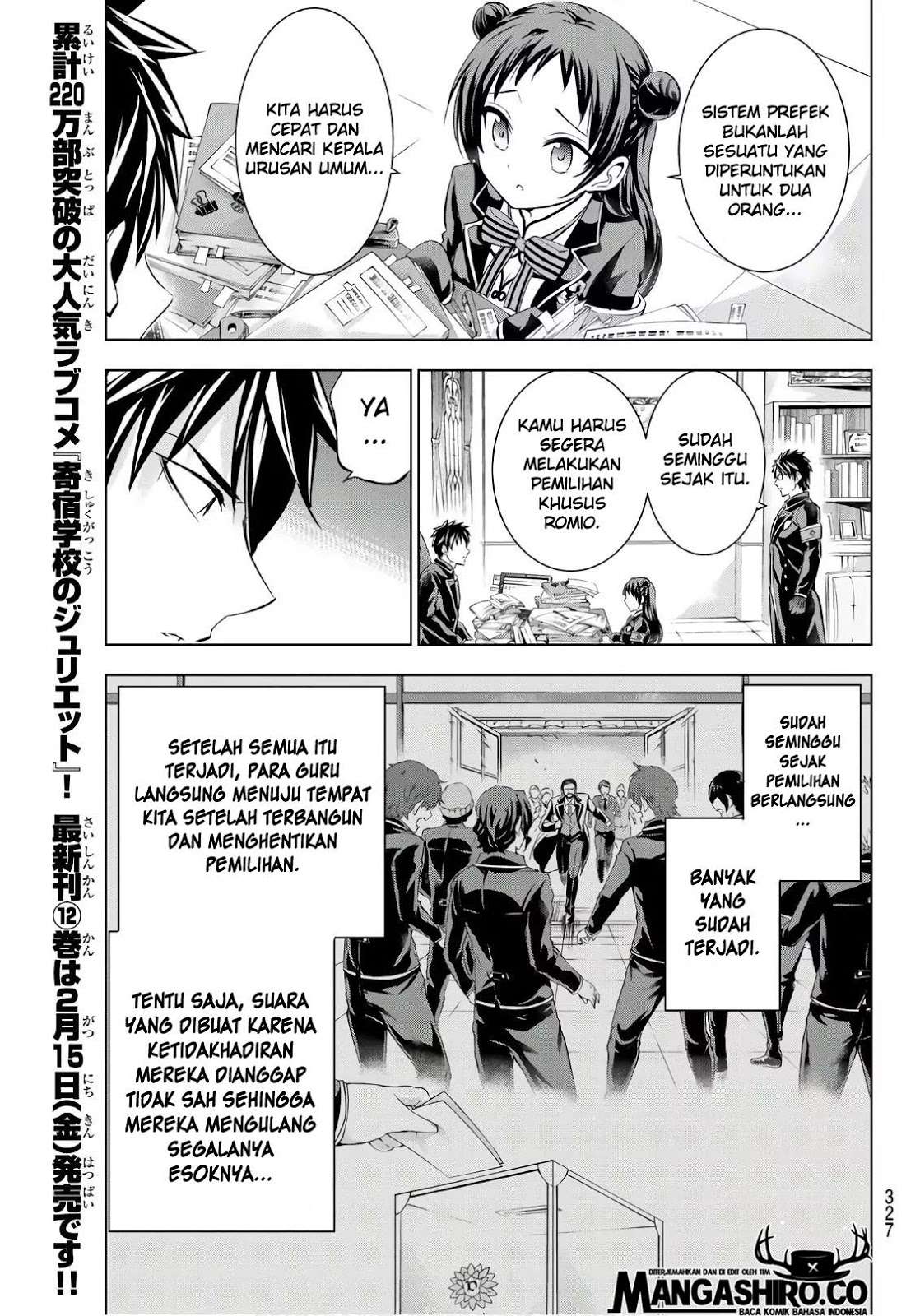 Kishuku Gakkou no Juliet Chapter 90 Gambar 5