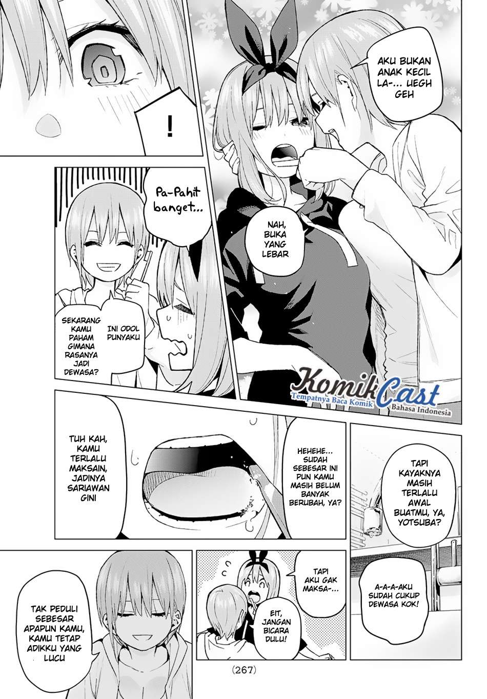 Go-toubun no Hanayome Chapter 45 Gambar 18
