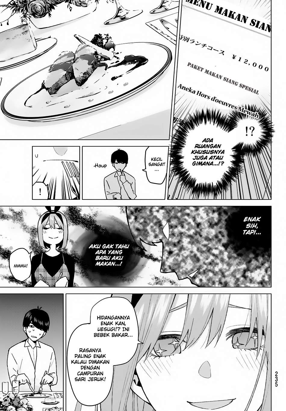 Go-toubun no Hanayome Chapter 36 Gambar 11