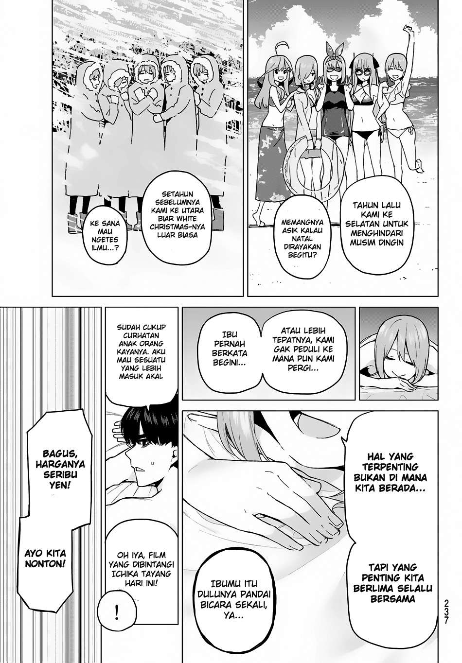 Go-toubun no Hanayome Chapter 36 Gambar 13