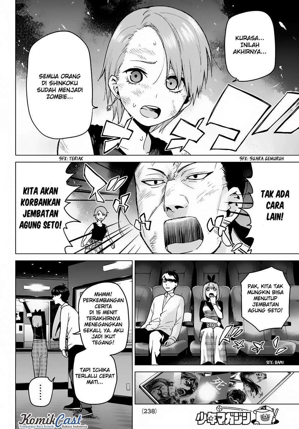 Go-toubun no Hanayome Chapter 36 Gambar 14